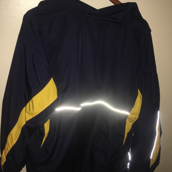 KOBE Sportswear Reflective Blue and Yellow Jacket - Picture 3 of 4
